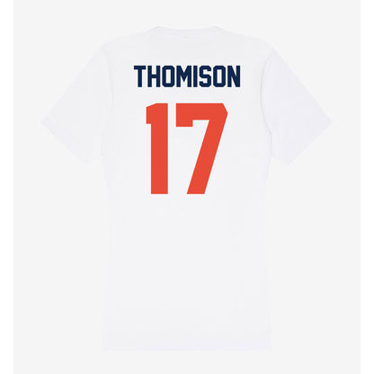 Illinois - NCAA Football : Isaiah Thomison - Women's V-Neck T-Shirt-1
