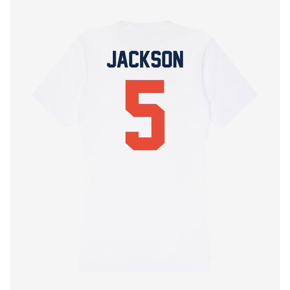 Illinois - NCAA Women's Soccer : Cayla Jackson - Women's V-Neck T-Shirt-1