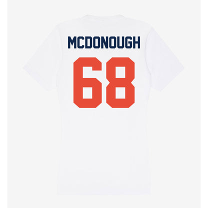 Illinois - NCAA Football : Michael McDonough - Women's V-Neck T-Shirt-1