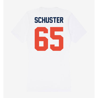 Illinois - NCAA Football : Dezmond Schuster - Women's V-Neck T-Shirt-1