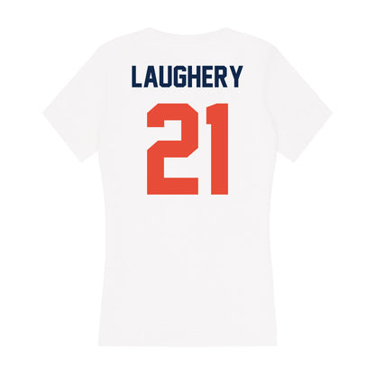 Illinois - NCAA Football : Aidan Laughery - Women's V-Neck T-Shirt-1