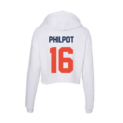 Illinois - NCAA Women's Volleyball : Ashlyn Philpot - Women's Crop Fleece Hoodie-1