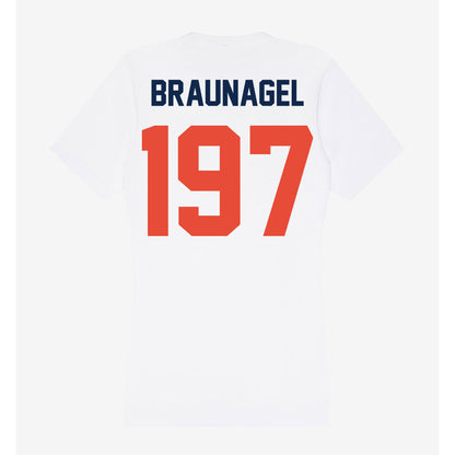 Illinois - NCAA Wrestling : Joey Braunagel - Women's V-Neck T-Shirt-1