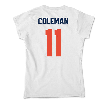 Illinois - NCAA Men's Basketball : Quentin Coleman - Soft Style Women’s T-Shirt-1