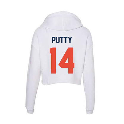 Illinois - NCAA Baseball : Aj Putty - Women's Crop Fleece Hoodie-1