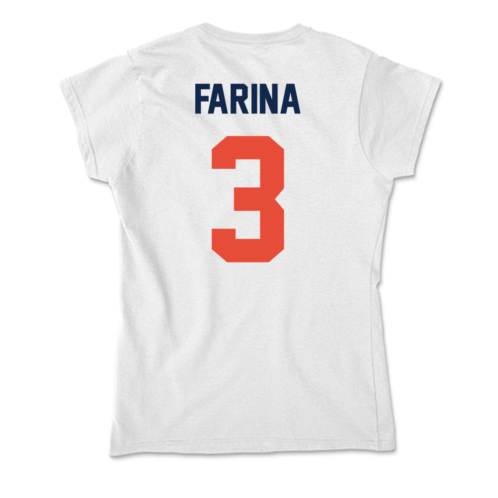 Illinois - NCAA Baseball : Michael Farina - Soft Style Women’s T-Shirt-1