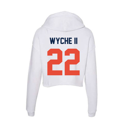 Illinois - NCAA Football : Cedric Wyche II - Women's Crop Fleece Hoodie-1
