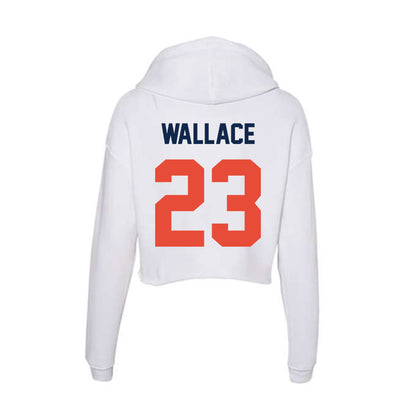 Illinois - NCAA Women's Basketball : Berry Wallace - Women's Crop Fleece Hoodie-1
