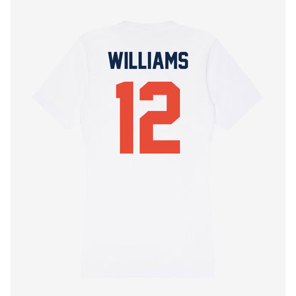 Illinois - NCAA Football : Isaiah Williams - Women's V-Neck T-Shirt-1