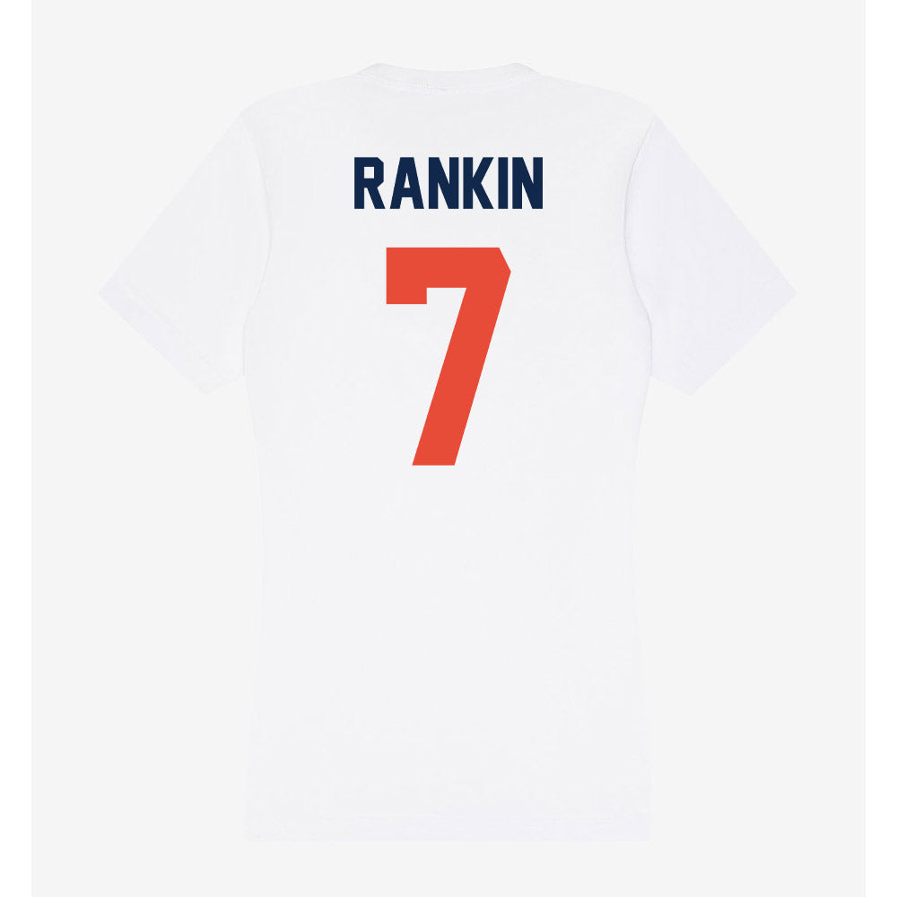 Illinois - NCAA Football : Nasir Rankin - Women's V-Neck T-Shirt-1