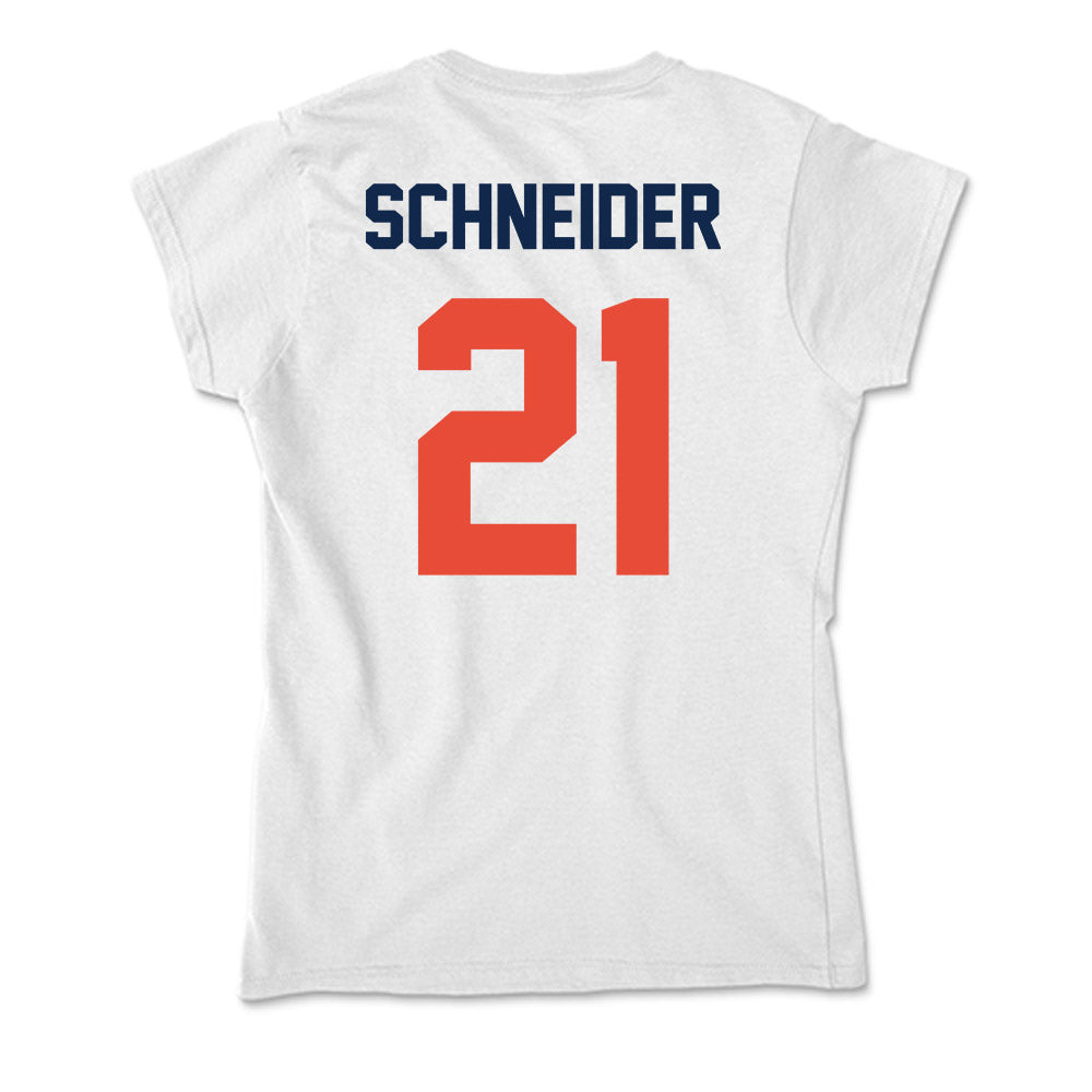 Illinois - NCAA Women's Soccer : Myra Schneider - Soft Style Women’s T-Shirt-1