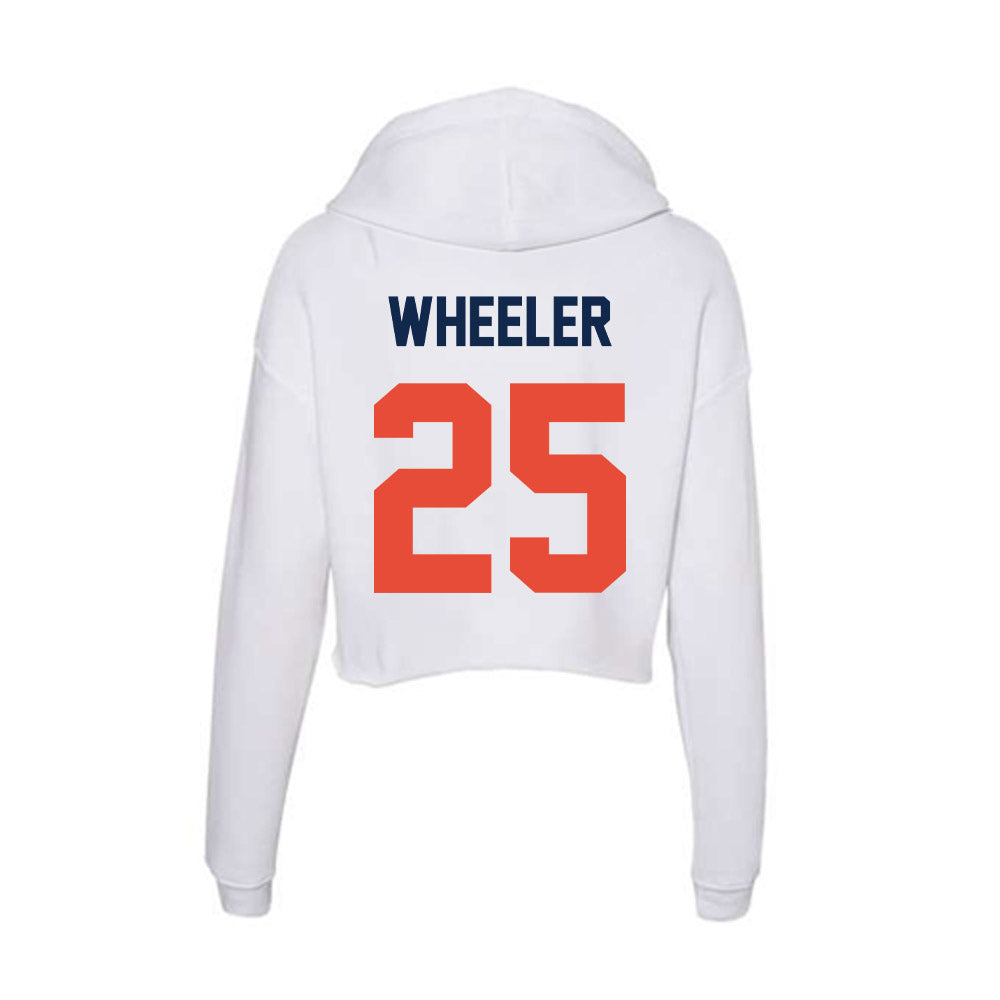 Illinois - NCAA Football : Nelsyn Wheeler - Women's Crop Fleece Hoodie-1