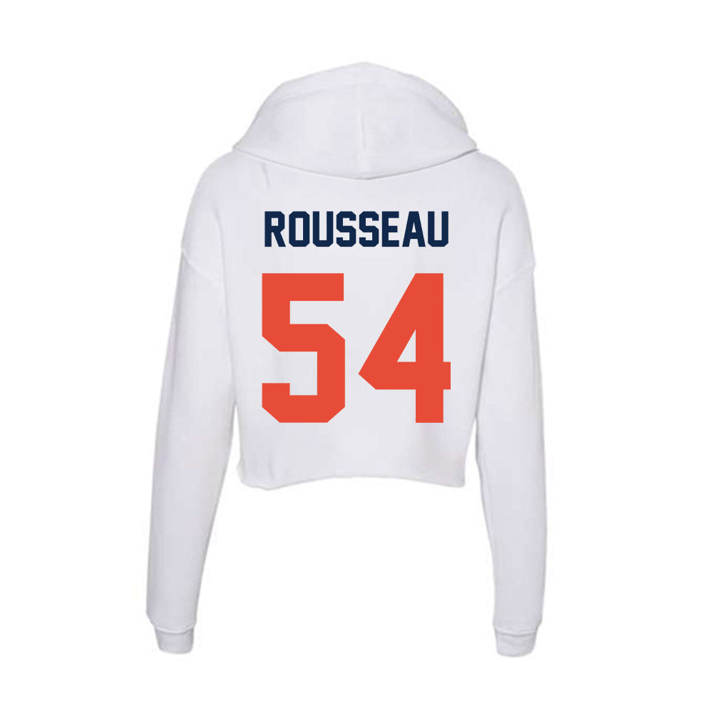 Illinois - NCAA Football : Griffin Rousseau - Women's Crop Fleece Hoodie-1