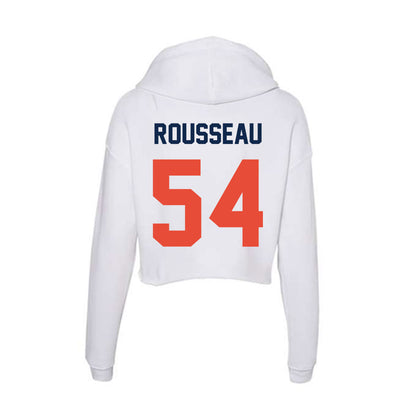 Illinois - NCAA Football : Griffin Rousseau - Women's Crop Fleece Hoodie-1