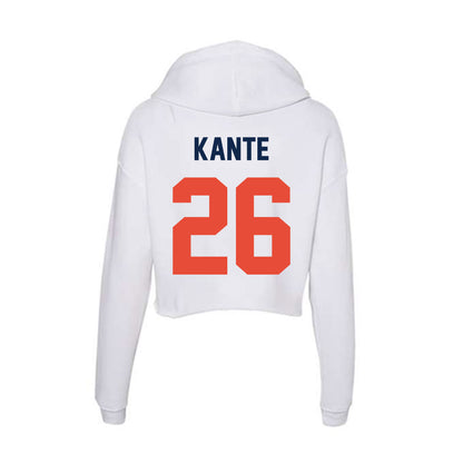 Illinois - NCAA Football : Ismael Kante - Women's Crop Fleece Hoodie-1