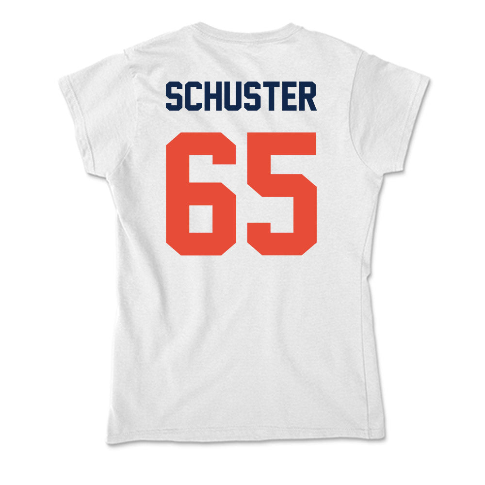 Illinois - NCAA Football : Dezmond Schuster - Soft Style Women’s T-Shirt-1