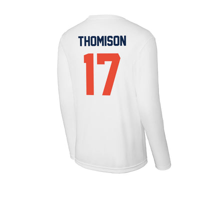 Illinois - NCAA Football : Isaiah Thomison - Activewear Long Sleeve T-Shirt-1