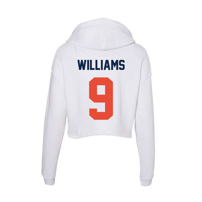 Illinois - NCAA Football : Lavon Williams - Women's Crop Fleece Hoodie-1