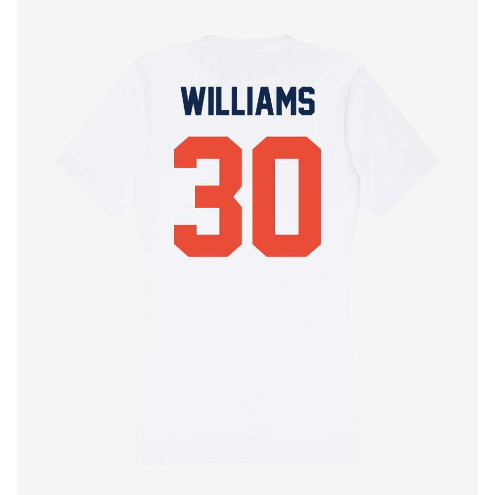 Illinois - NCAA Football : Tony Williams - Women's V-Neck T-Shirt-1