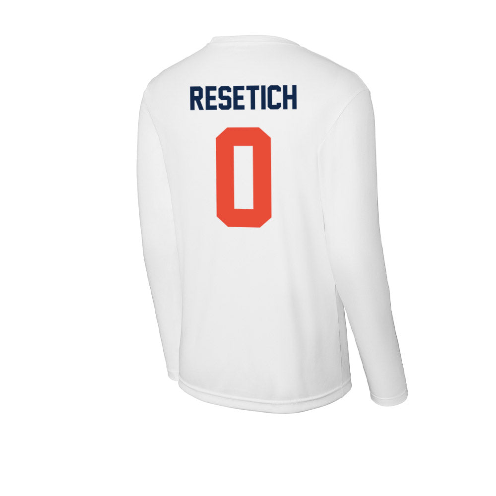 Illinois - NCAA Football : Mac Resetich - Activewear Long Sleeve T-Shirt-1