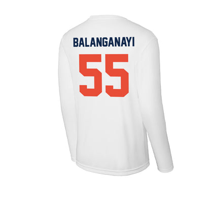 Illinois - NCAA Football : Tony Balanganayi - Activewear Long Sleeve T-Shirt-1