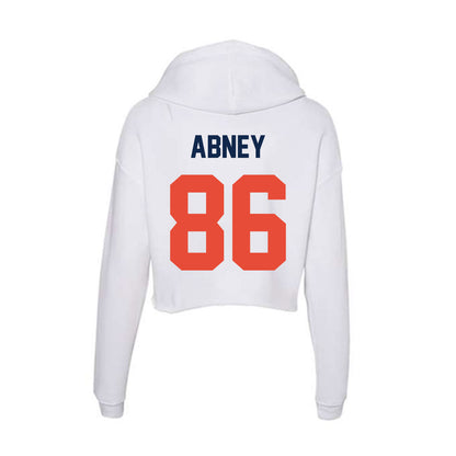 Illinois - NCAA Football : Christian Abney - Women's Crop Fleece Hoodie-1