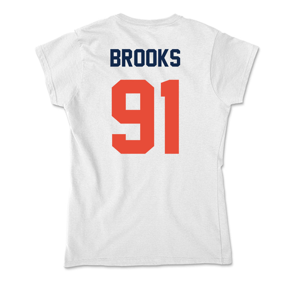 Illinois - NCAA Football : Cameron Brooks - Soft Style Women’s T-Shirt-1
