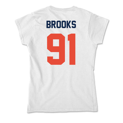 Illinois - NCAA Football : Cameron Brooks - Soft Style Women’s T-Shirt-1