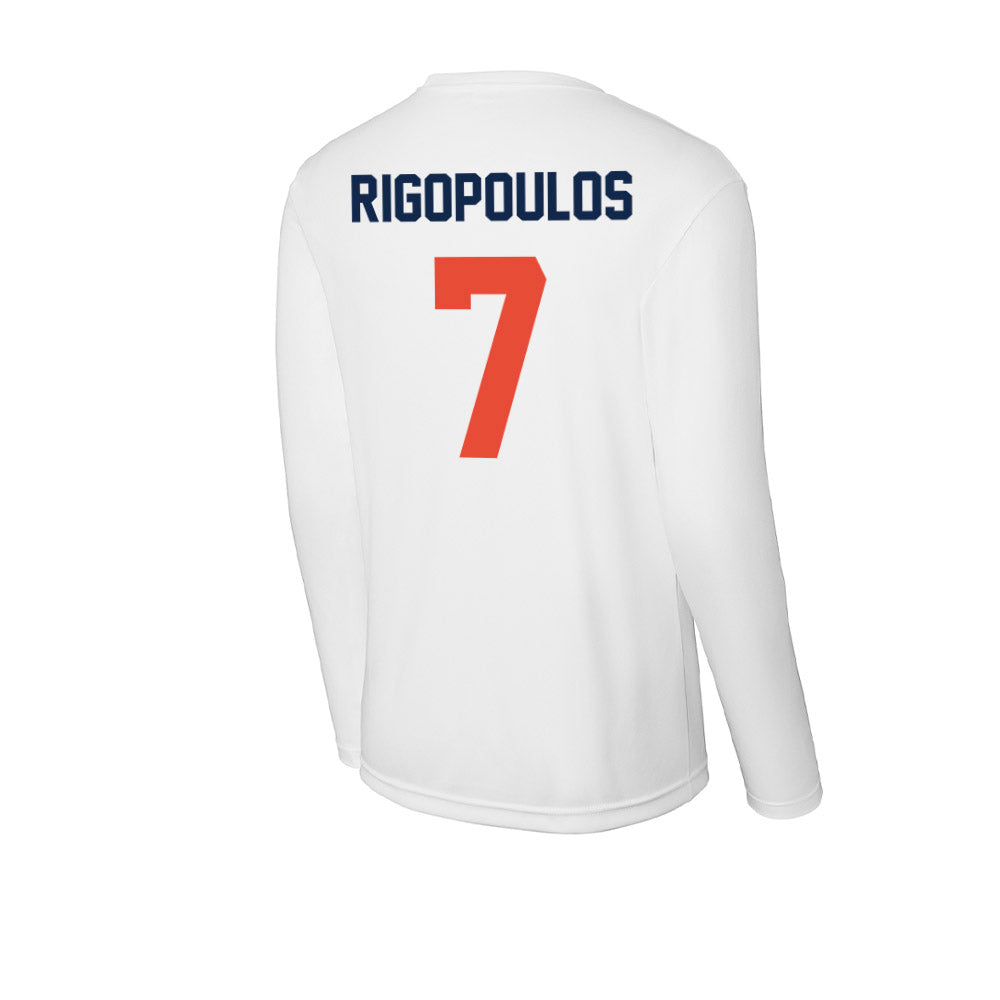 Illinois - NCAA Baseball : Foti Rigopoulos - Activewear Long Sleeve T-Shirt-1