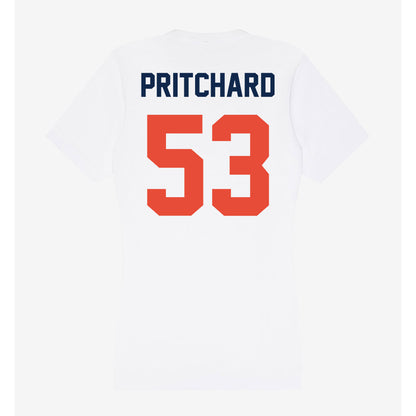 Illinois - NCAA Football : Kai Pritchard - Women's V-Neck T-Shirt-1