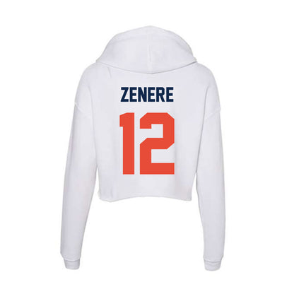 Illinois - NCAA Women's Basketball : Mia Zenere - Women's Crop Fleece Hoodie-1