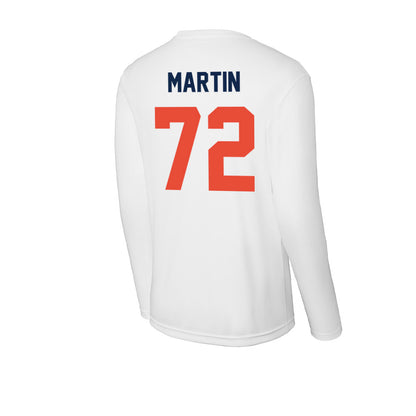 Illinois - NCAA Football : Christian Martin - Activewear Long Sleeve T-Shirt-1
