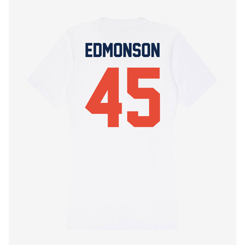 Illinois - NCAA Football : Robert Edmonson - Women's V-Neck T-Shirt-1