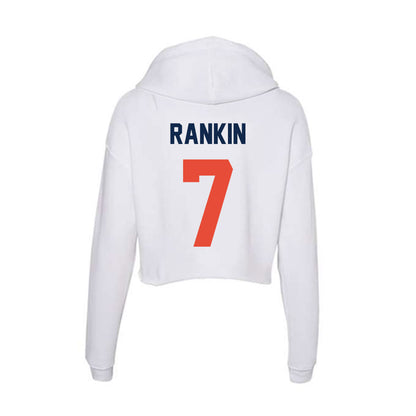 Illinois - NCAA Football : Nasir Rankin - Women's Crop Fleece Hoodie-1