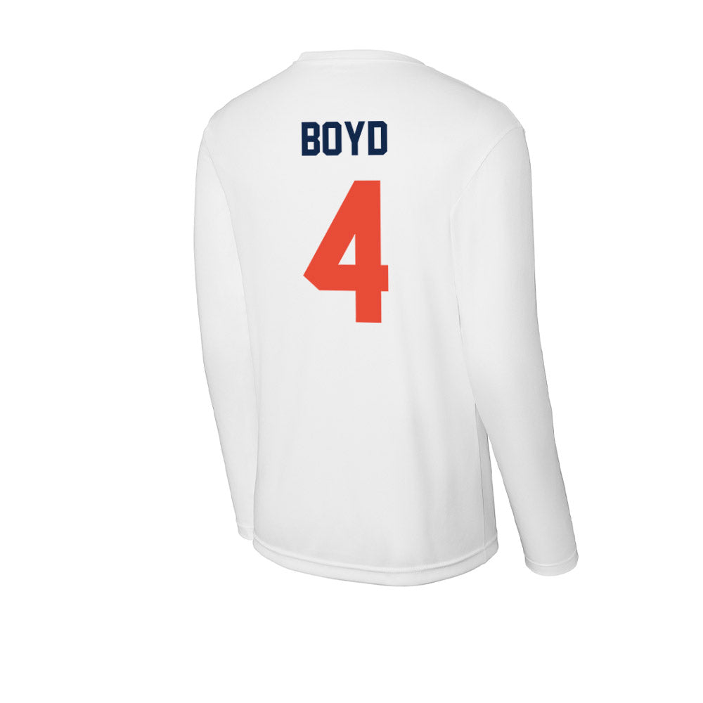 Illinois - NCAA Football : Carson Boyd - Activewear Long Sleeve T-Shirt-1