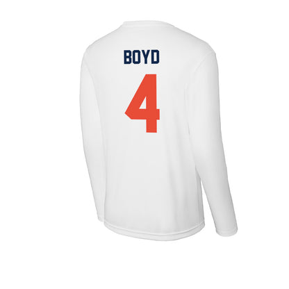 Illinois - NCAA Football : Carson Boyd - Activewear Long Sleeve T-Shirt-1
