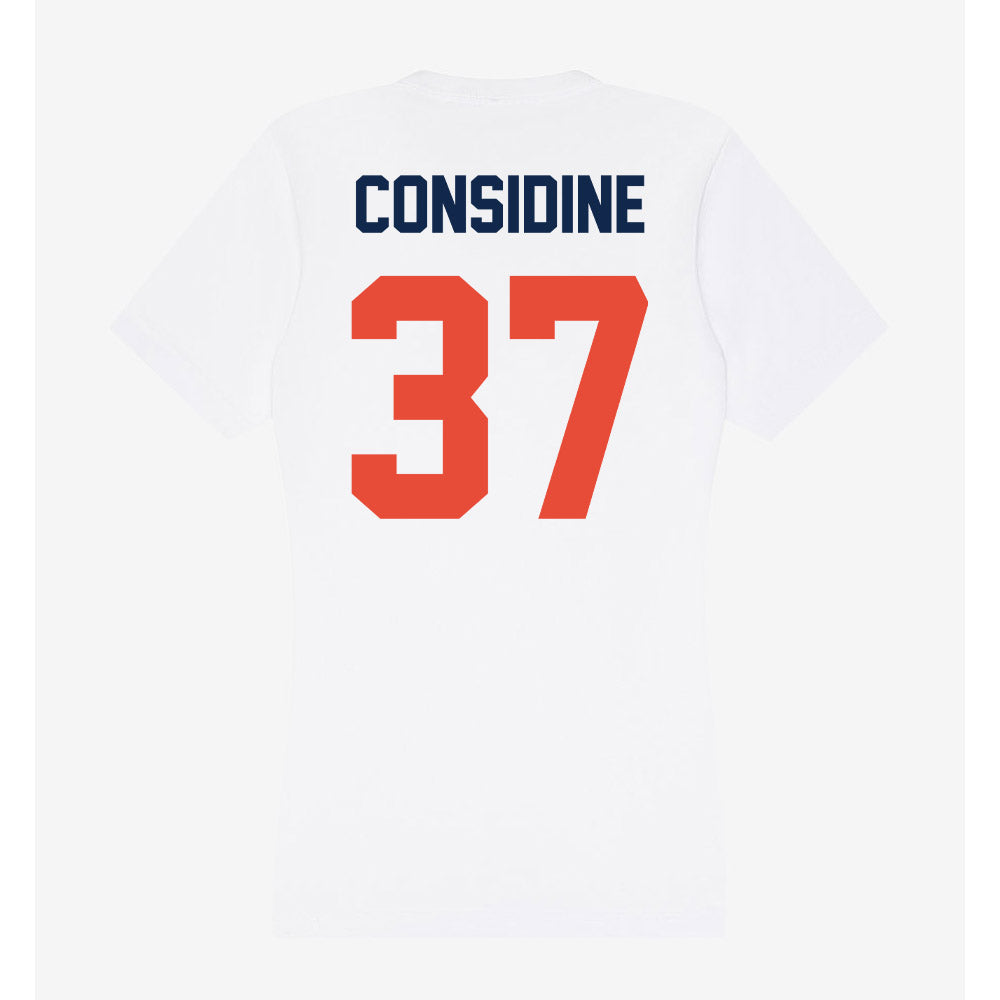 Illinois - NCAA Football : Caden Considine - Women's V-Neck T-Shirt-1