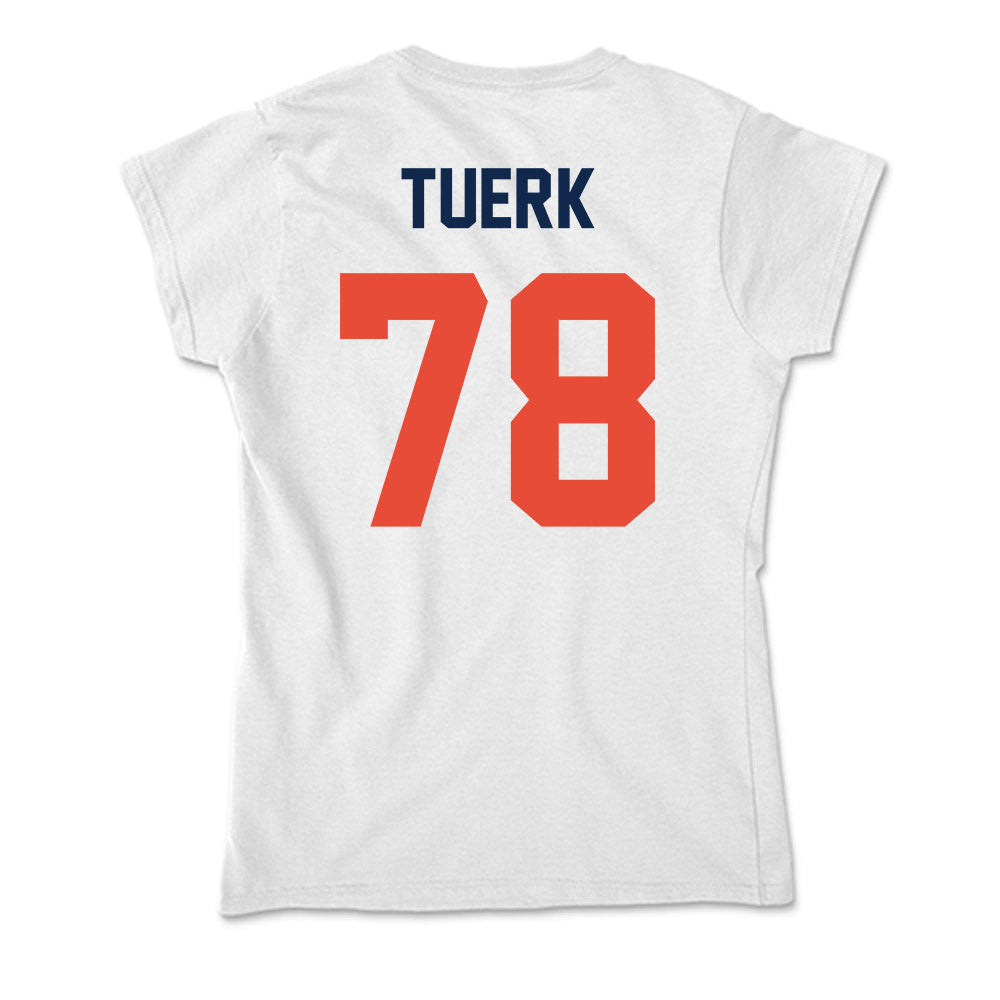 Illinois - NCAA Football : Eddie Tuerk - Soft Style Women’s T-Shirt-1