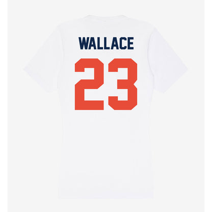 Illinois - NCAA Women's Basketball : Berry Wallace - Women's V-Neck T-Shirt-1