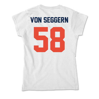 Illinois - NCAA Football : Landen Von Seggern - Soft Style Women’s T-Shirt-1