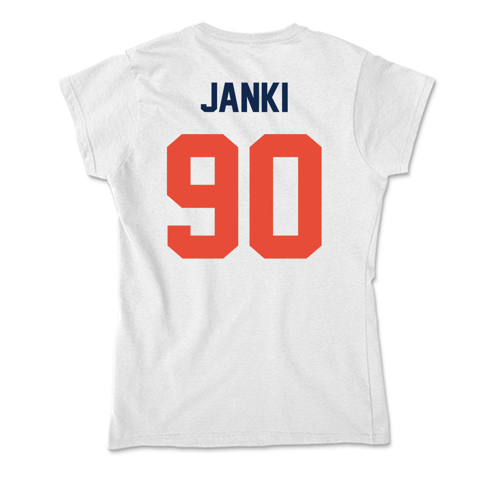 Illinois - NCAA Football : Carter Janki - Soft Style Women’s T-Shirt-1