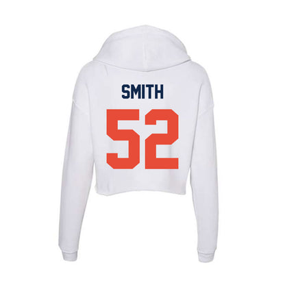 Illinois - NCAA Football : Champ Smith - Women's Crop Fleece Hoodie-1
