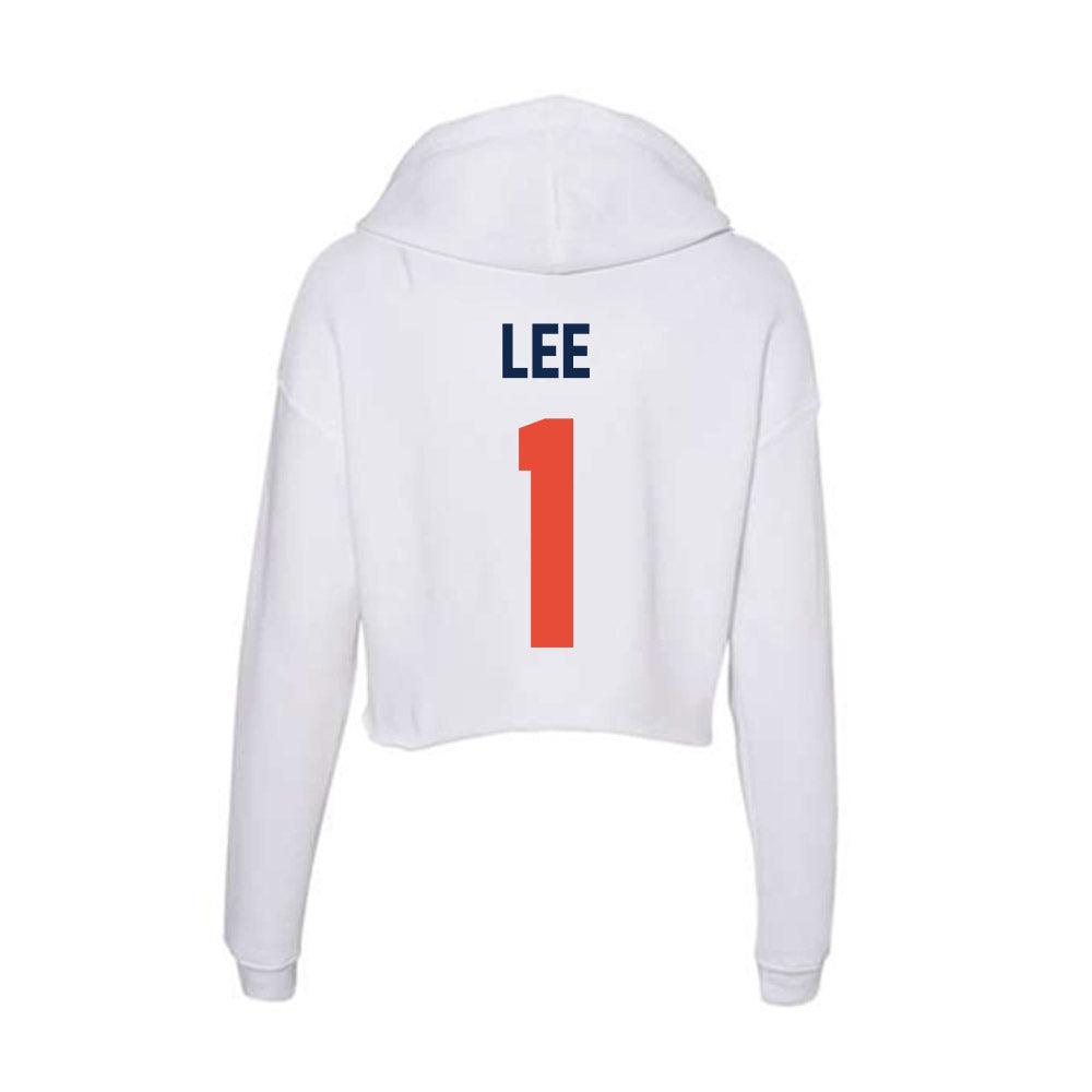 Illinois - NCAA Women's Soccer : Isabella Lee - Women's Crop Fleece Hooded Sweatshirt-1