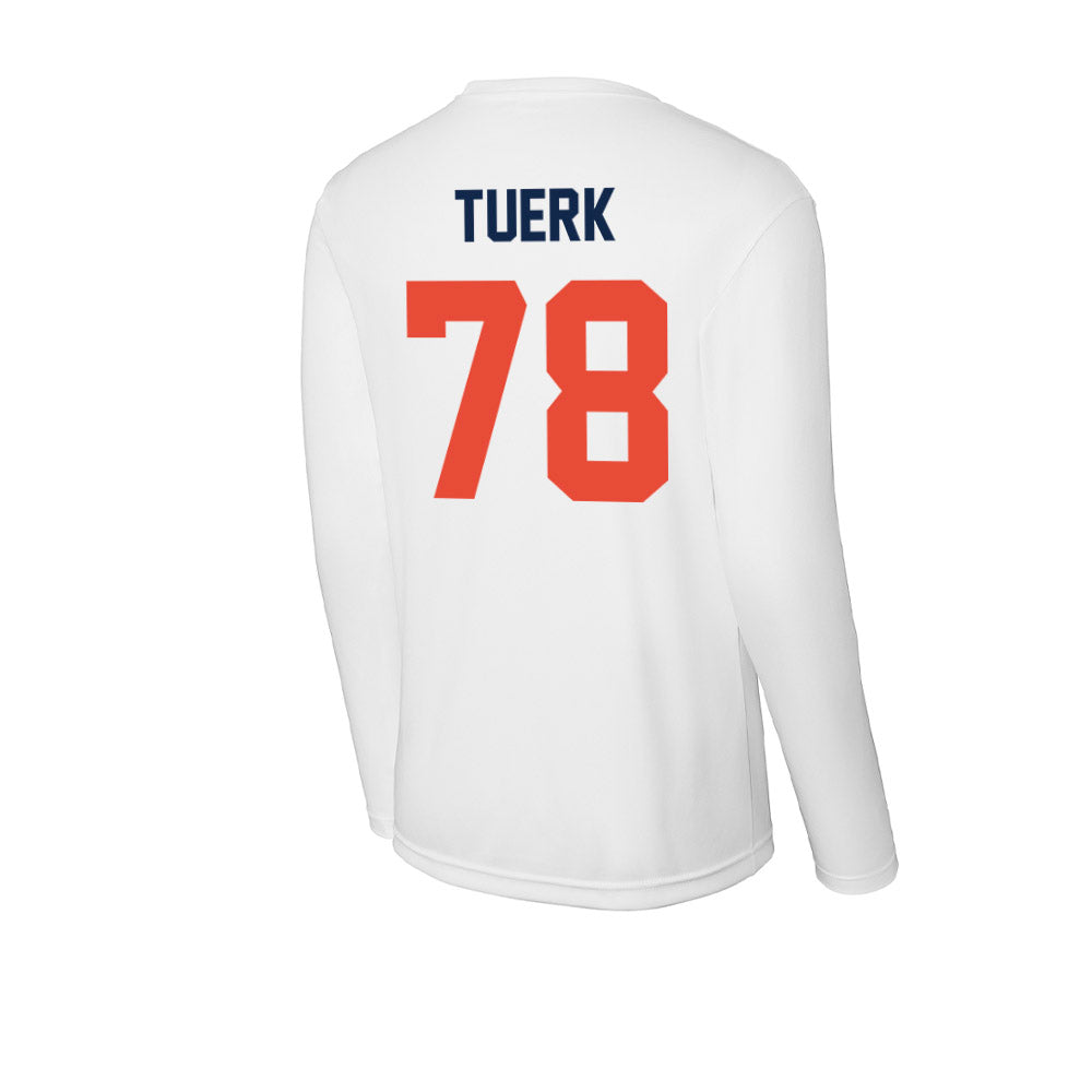 Illinois - NCAA Football : Eddie Tuerk - Activewear Long Sleeve T-Shirt