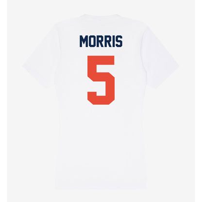 Illinois - NCAA Football : Jakwon Morris - Women's V-Neck T-Shirt-1