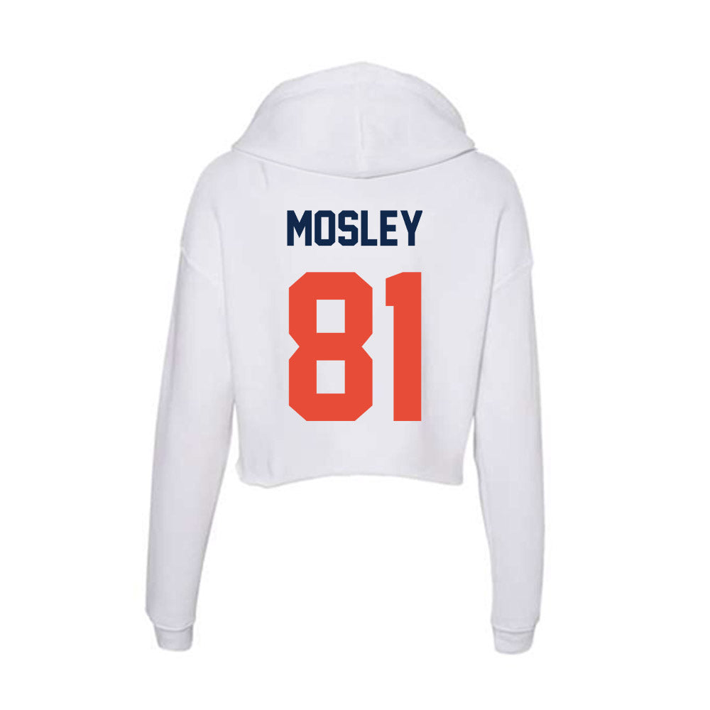Illinois - NCAA Football : Leslie Mosley - Women's Crop Fleece Hoodie-1