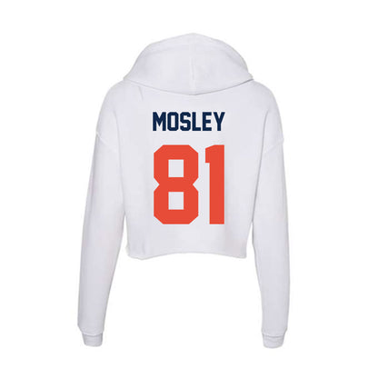 Illinois - NCAA Football : Leslie Mosley - Women's Crop Fleece Hoodie-1