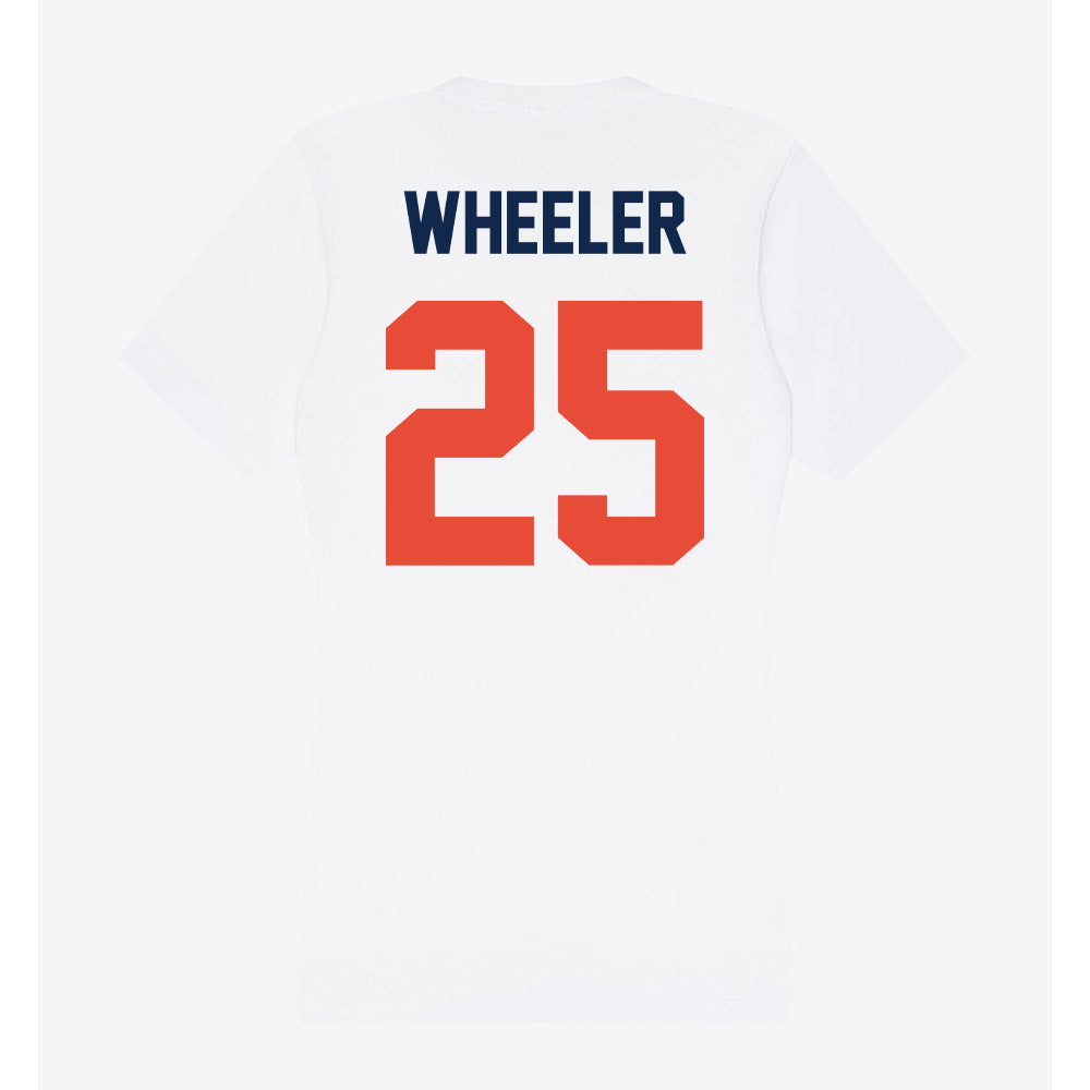 Illinois - NCAA Football : Nelsyn Wheeler - Women's V-Neck T-Shirt-1
