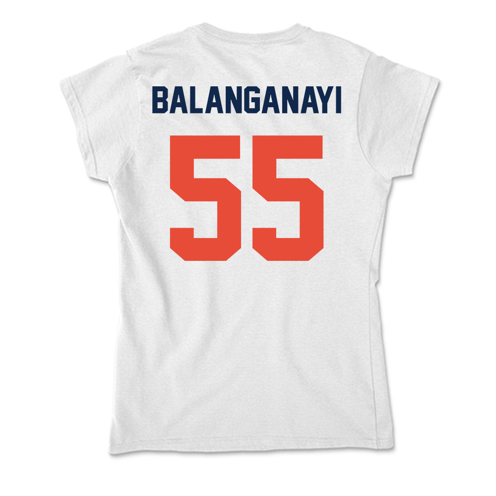 Illinois - NCAA Football : Tony Balanganayi - Soft Style Women’s T-Shirt-1