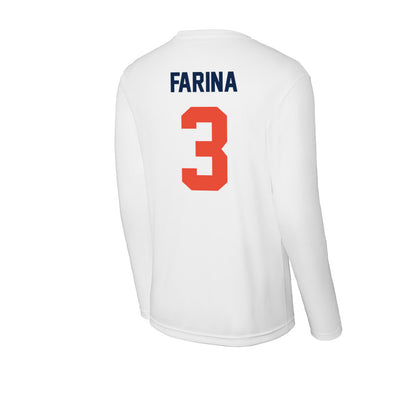 Illinois - NCAA Baseball : Michael Farina - Activewear Long Sleeve T-Shirt-1